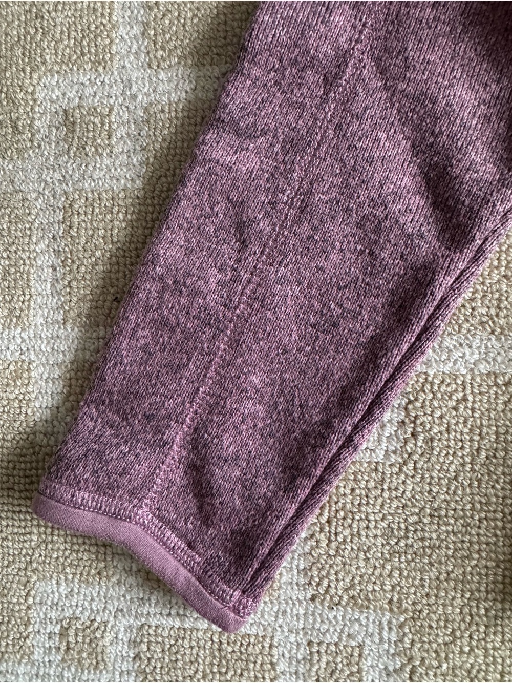 Patagonia Better Sweater 1/4 Zip Fleece Pullover Sweatshirt Light Violet Medium - Picture 10 of 17